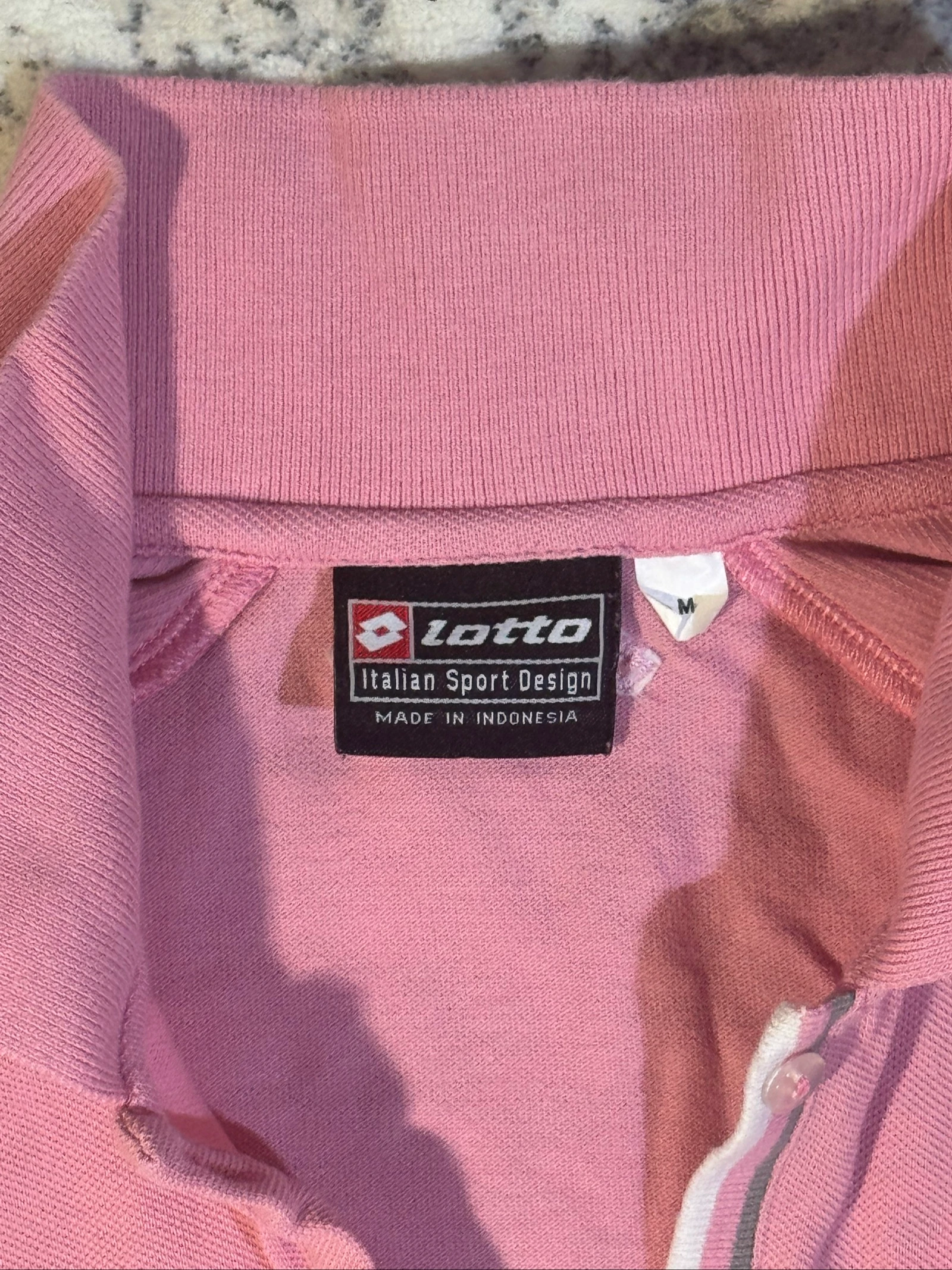 Polo Feroti Rosa Mujer Manga Corta  Vintage – photo 3